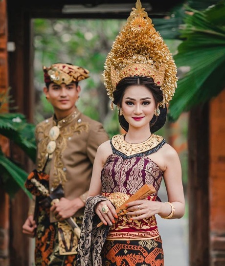 Pakaian Adat Bali COUPLE SET BLANKET